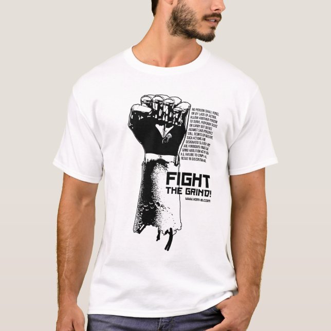 Fight the Grind - Xom-B T-shirt (Front)