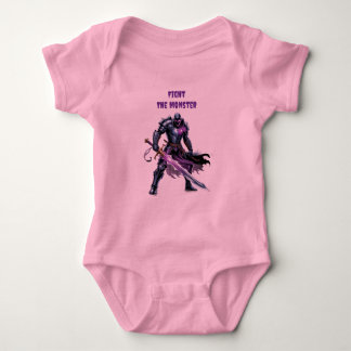 Fight the monster baby bodysuit
