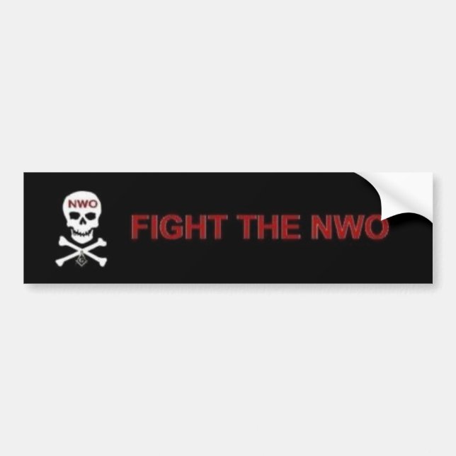Fight the New World Order Bumper Sticker (Front)