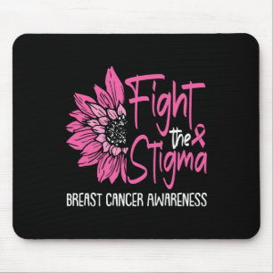 Fight The Stigma Breast Cancer Awareness Survivor Mouse Pad