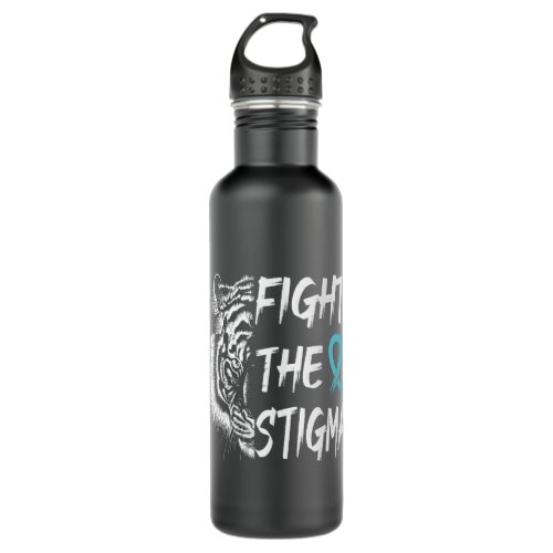 Fight The Stigma Lion Therapy Matters 2Suicide Pre Stainless Steel Water Bottle