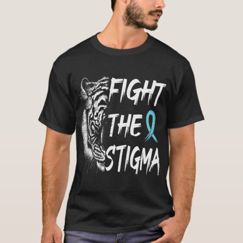Fight The Stigma Lion Therapy Matters 2Suicide Pre T_Shirt