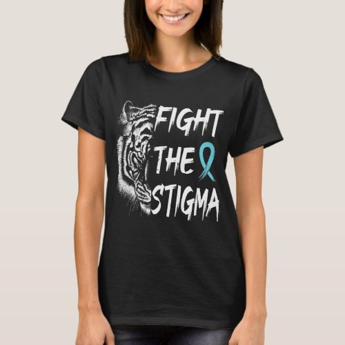Fight The Stigma Lion Therapy Matters 2Suicide Pre T_Shirt