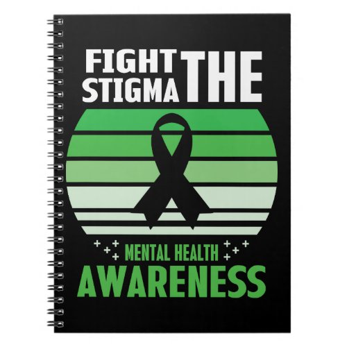 Fight The Stigma Mental Health Awareness Month Notebook