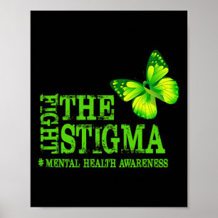 Fight The Stigma Mental Health Awareness Month  Poster