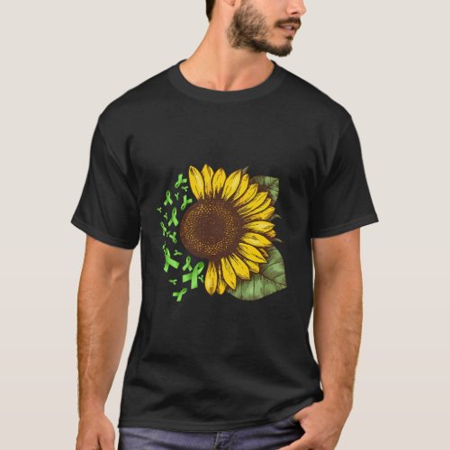 Fight The Stigma Mental Health Awareness Sunflower T_Shirt