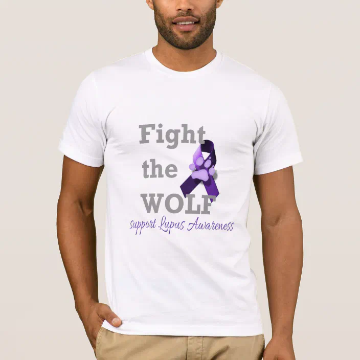 Lupus Awareness Shirt Lupus Shirt Purple Butterfly Lupus Shirt Purple Wolf Lupus Shirt Lupus Warrior Shirt Lupus Awareness T-Shirt