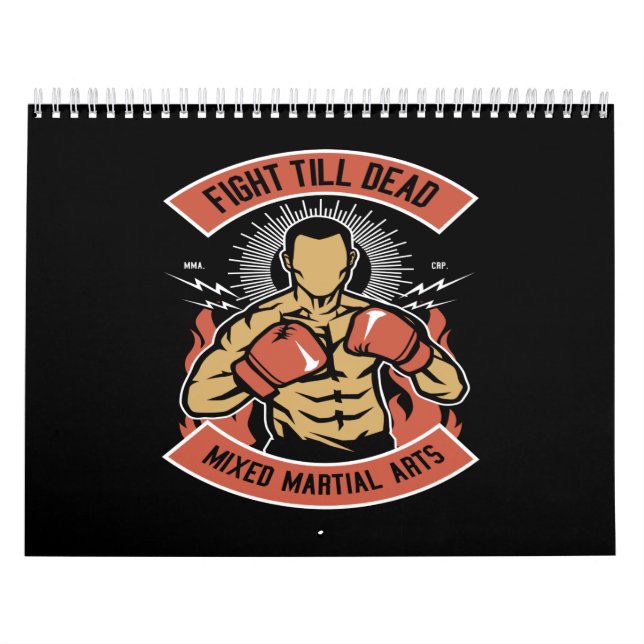fight till dead mixed martial arts calendar (Cover)