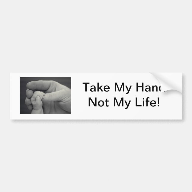 Fight to live bumper sticker (Front)