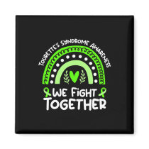 Fight Together Awareness Month Tourette's Syndrome Magnet