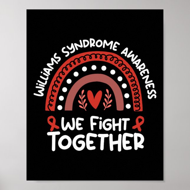 Fight Together Awareness Month Williams Syndrome  Poster (Front)