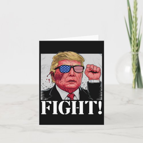 Fight Trump 2024 Pennsylvania Rally Patriot  Card