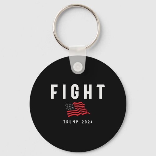 Fight Trump 2024 Save America Election 2024  Keychain