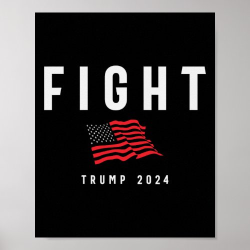 Fight Trump 2024 Save America Election 2024  Poster