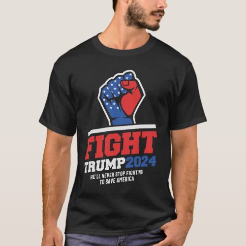 Fight Trump 2024 Stand for Justice T_Shirt