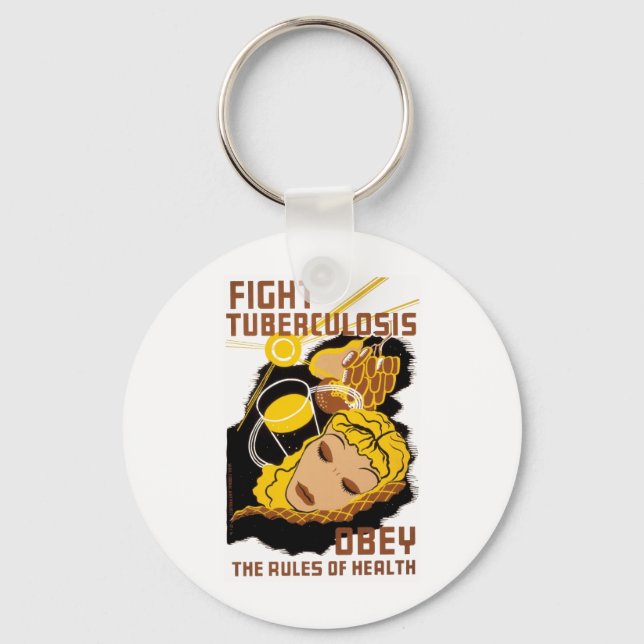 Fight Tuberculosis Keychain (Front)