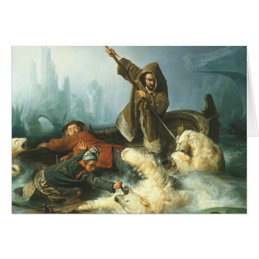 Fight with Polar Bears Cards (Front Horizontal)