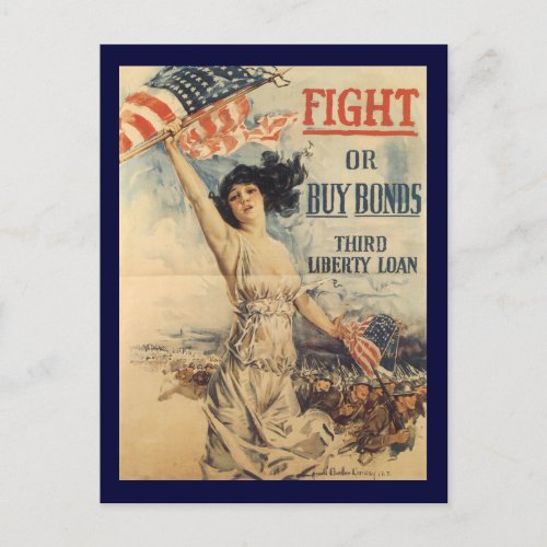 Fight World War 2 Postcard