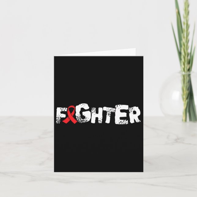 Fighter1- Sickle Cell Anemia Awareness Item  Card (Front)