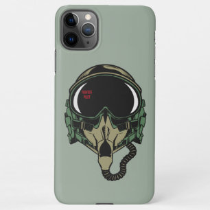 Fighter Air force Pilot Helmet Oxygen mask iPhone 11Pro Max Case