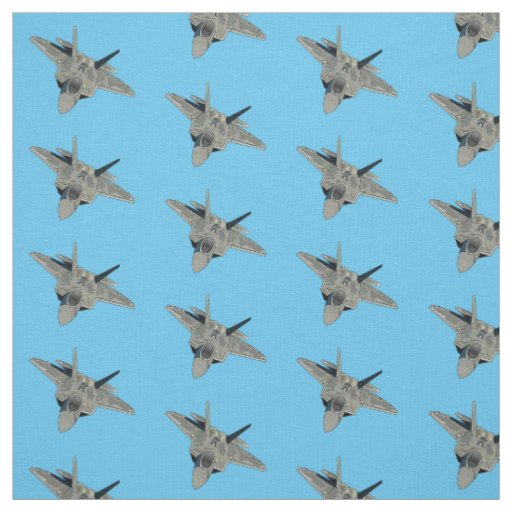 Fighter aircraft cartoon illustration fabric