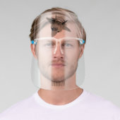 Fighter aircraft cartoon illustration face shield (Insitu)