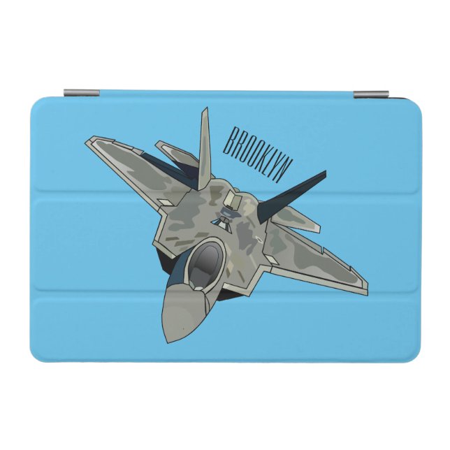 Fighter aircraft cartoon illustration iPad mini cover (Horizontal)