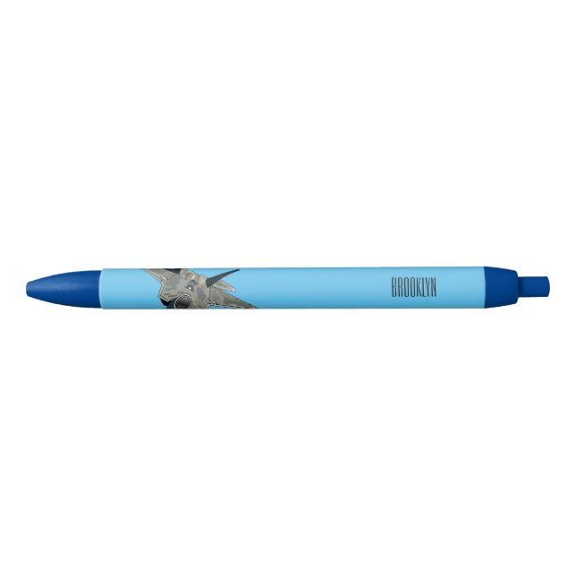 Fighter aircraft cartoon illustration pen (Front)