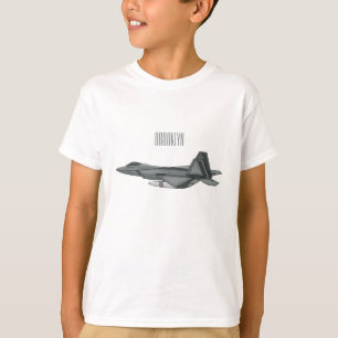 Fighter aircraft cartoon illustration T-Shirt