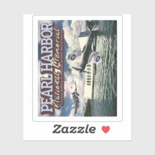 FIGHTER AIRCRAFT - PEARL HARBOR NATIONAL MEMORIAL STICKER