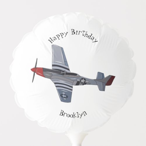 Fighter_bomber cartoon illustration balloon