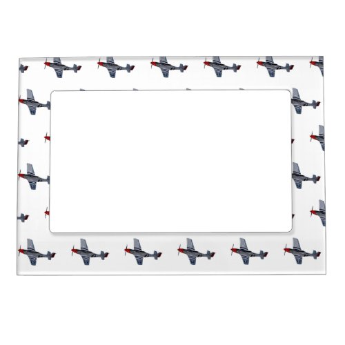 Fighter_bomber cartoon illustration magnetic frame