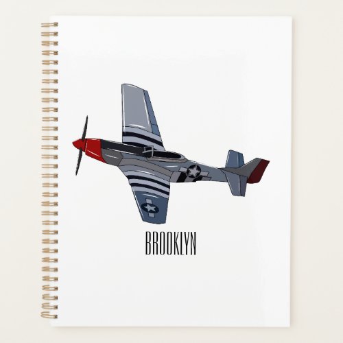 Fighter_bomber cartoon illustration planner