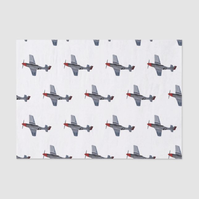 Fighter-bomber cartoon illustration tissue paper (Front)