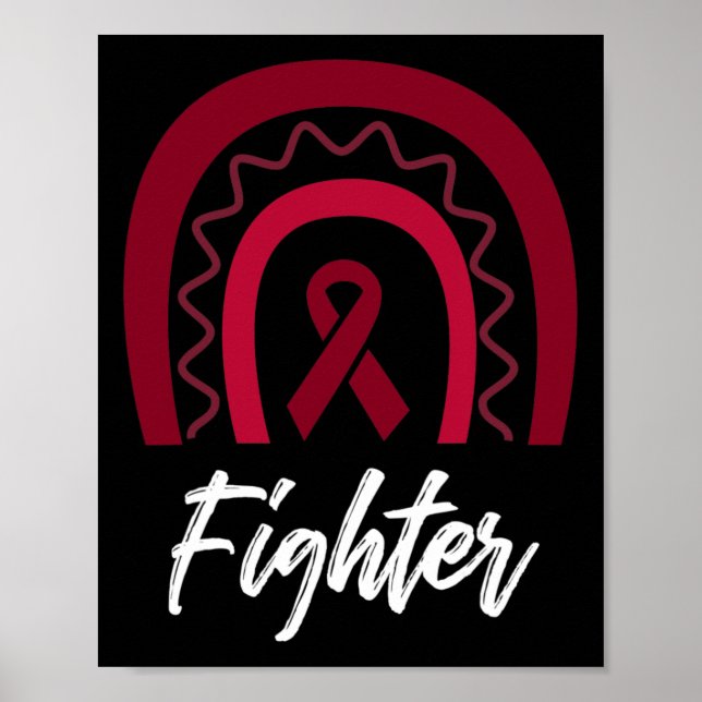 Fighter Brain Aneurysm Awareness 1 Poster (Front)