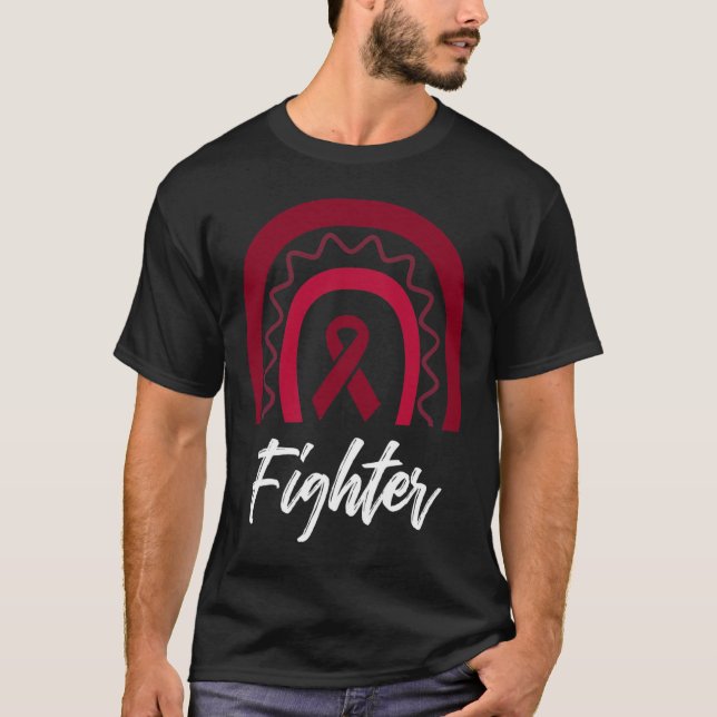 Fighter Brain Aneurysm Awareness 1 T-Shirt (Front)