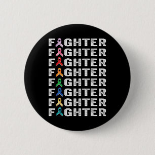 Fighter Cancer Survivor awareness world cancer da Button