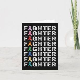 Fighter Cancer Survivor  awareness world cancer da Card