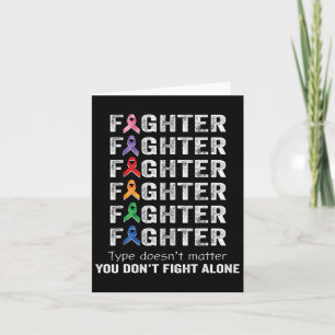 Fighter Cancer Survivor Awareness World Cancer Day Card
