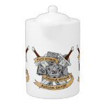 Fighter Dice Design Teapot