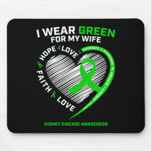Fighter Gifts Husband Wife Kidney Disease Awarenes Mouse Pad