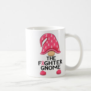 Fighter Gnome - Breast Cancer Awareness Gnome Cost Coffee Mug