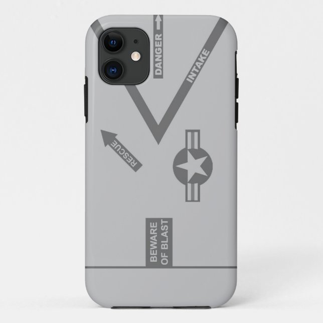 Fighter Gray Engine Case - CaseMate 4 ID Case (Back)