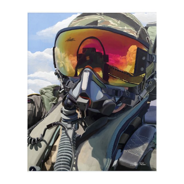 Fighter Jet Aviator Art (Front)