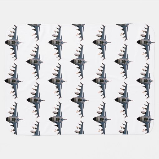 Fighter Jet Baby Blanket Zazzle