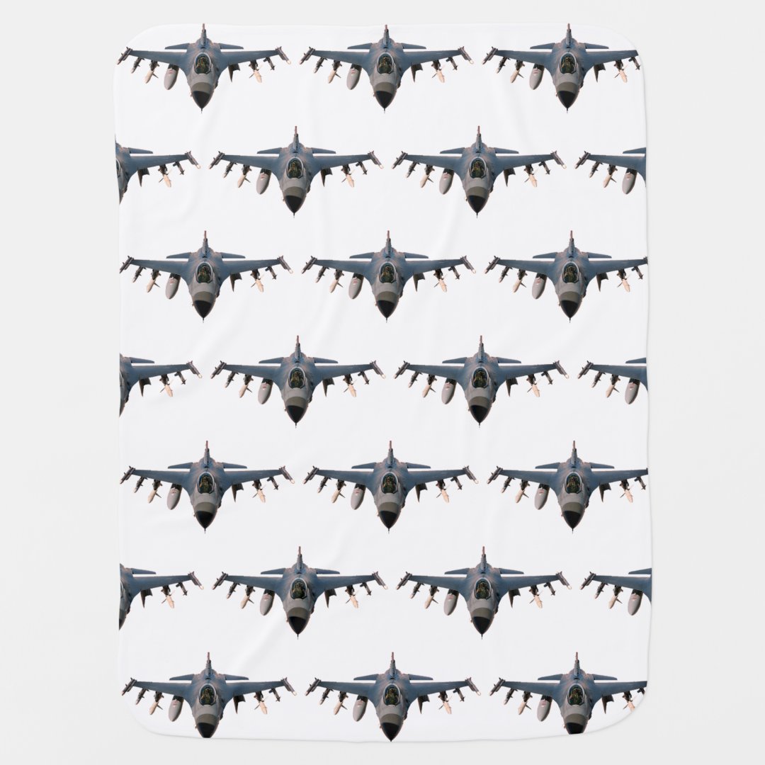 Fighter Jet Baby Blanket Zazzle