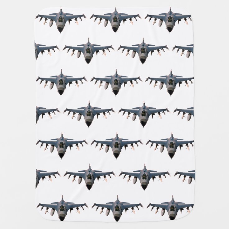 Fighter Jet Baby Blanket Zazzle