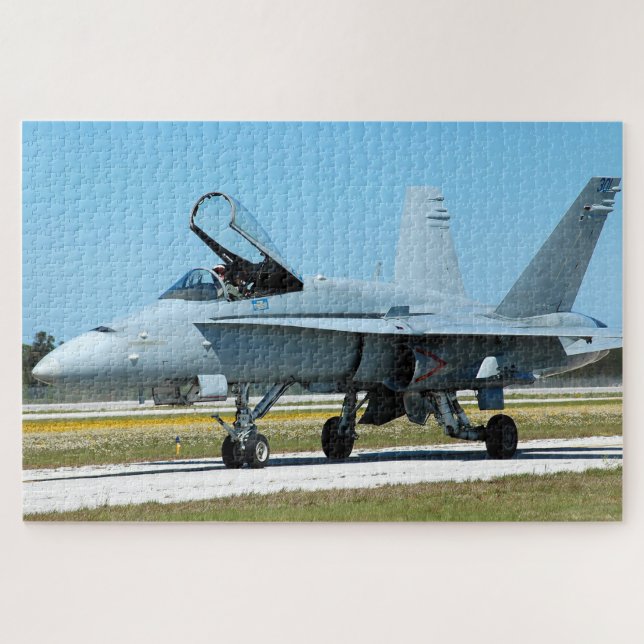 Fighter Jet background Jigsaw Puzzle (Horizontal)