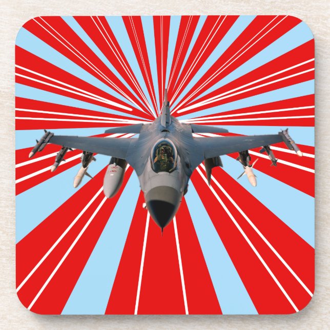 Fighter Jet Beverage Coaster (Front)