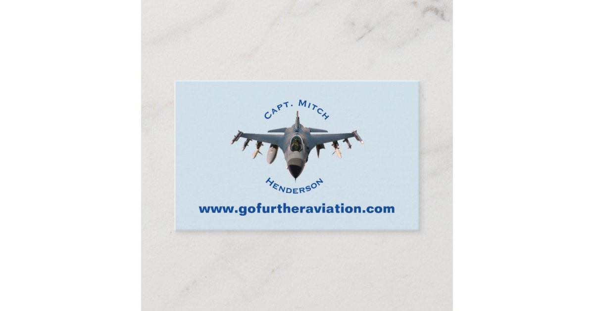 Fighter Jet Business Card | Zazzle